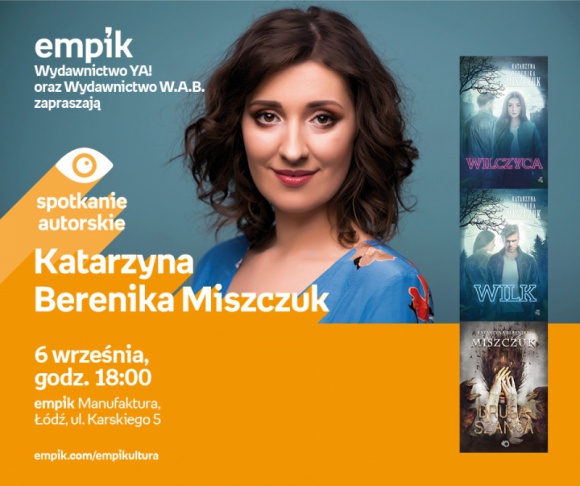 SPOTKANIE ODWOŁANE – KATARZYNA BERENIKA MISZCZUK – SPOTKANIE AUTORSKIE – ŁÓDŹ